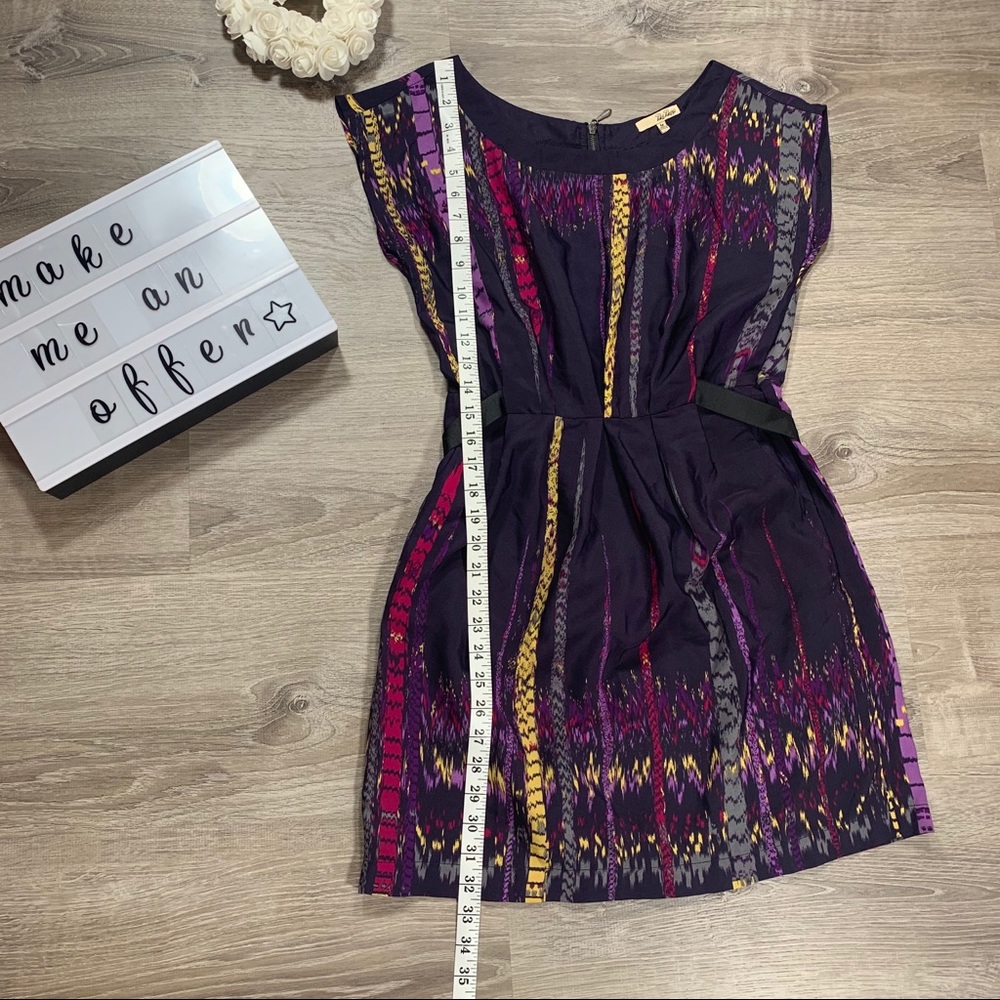 BeBop women’s purple print dress - Picture 3 of 7